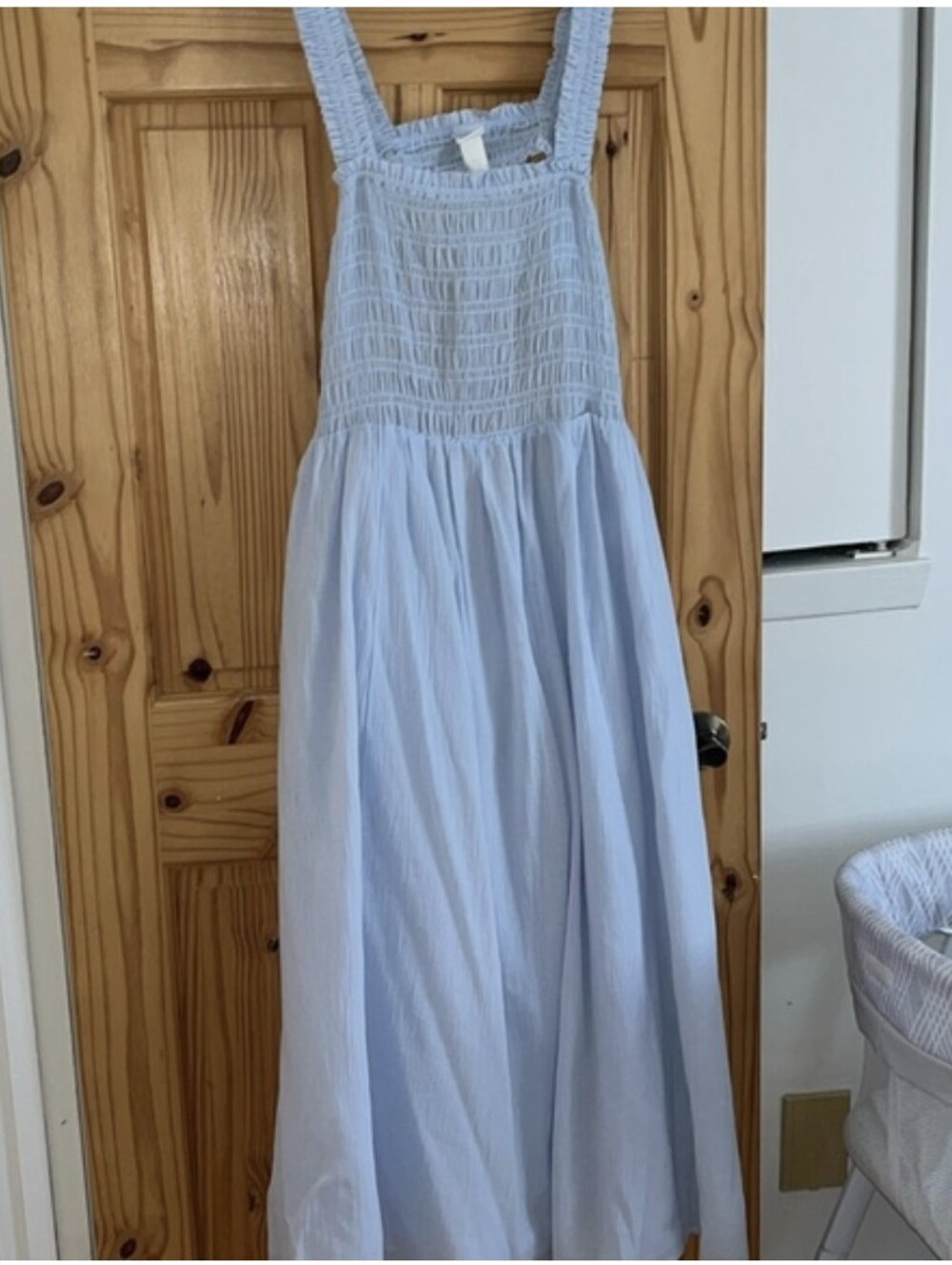 H&M Open Back Sky Blue Dress